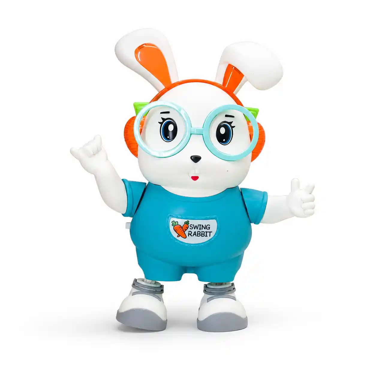 Rabbit Dance Musical Toy with colorful LED lights for kids