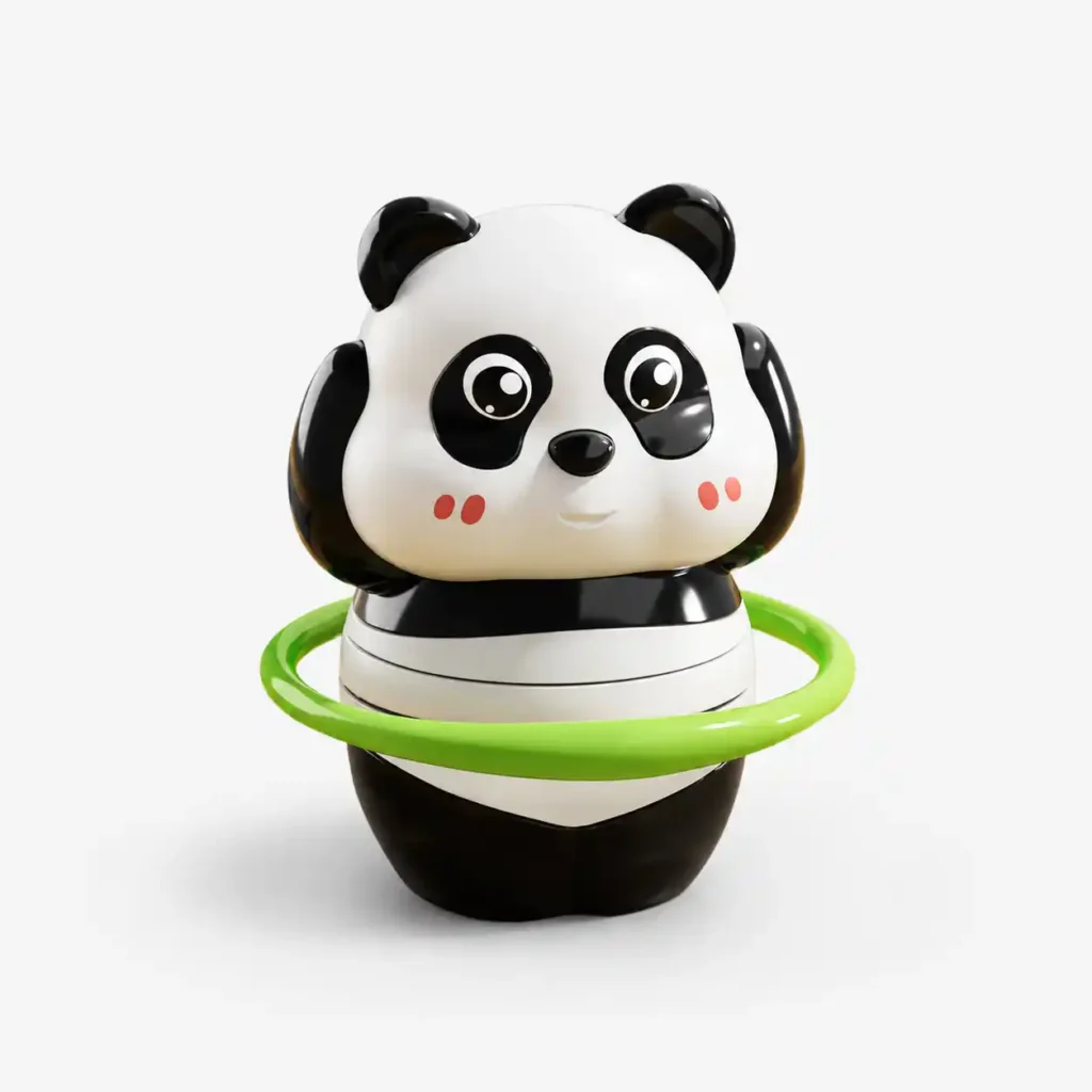 Cute Panda Hula Hoop Wind-Up Toy for Kids