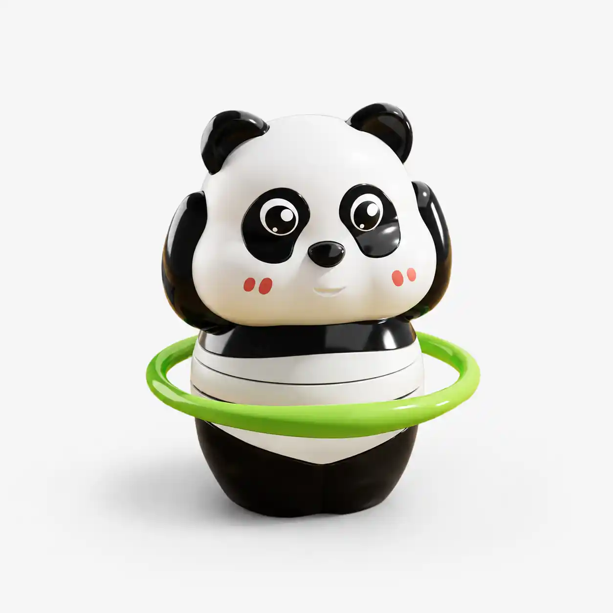 Cute Panda Hula Hoop Wind-Up Toy for Kids