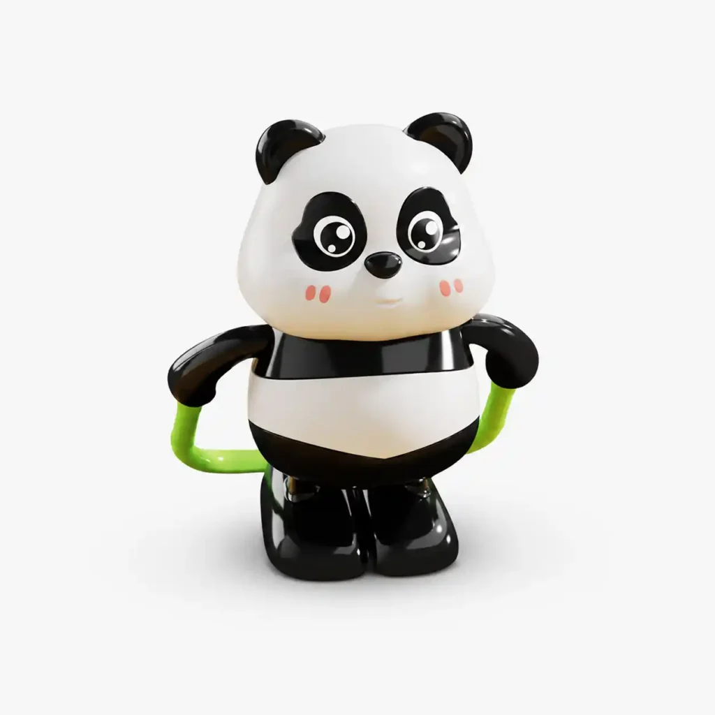 Cute Panda Jump Rope Wind-Up Toy for Kids